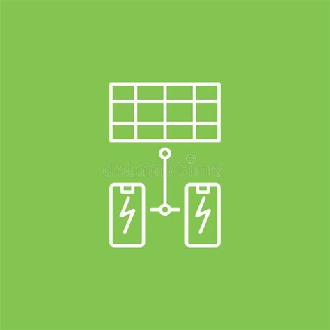 Solar Battery Icon Vector Simple Element Illustration From Ui