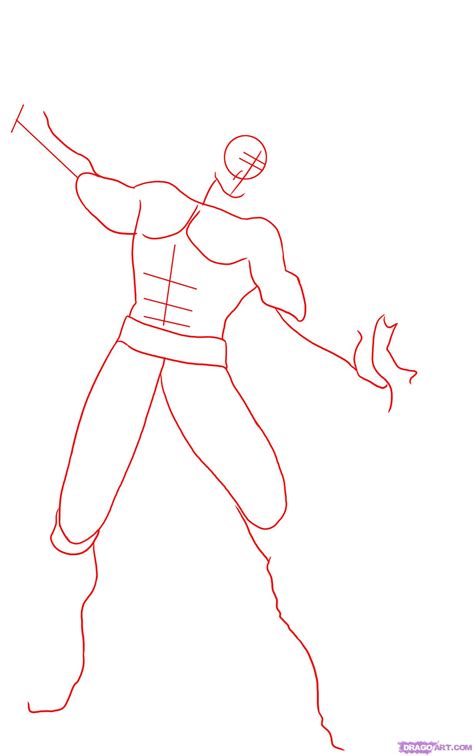 How To Draw Kratos Step By Step Video Game Characters