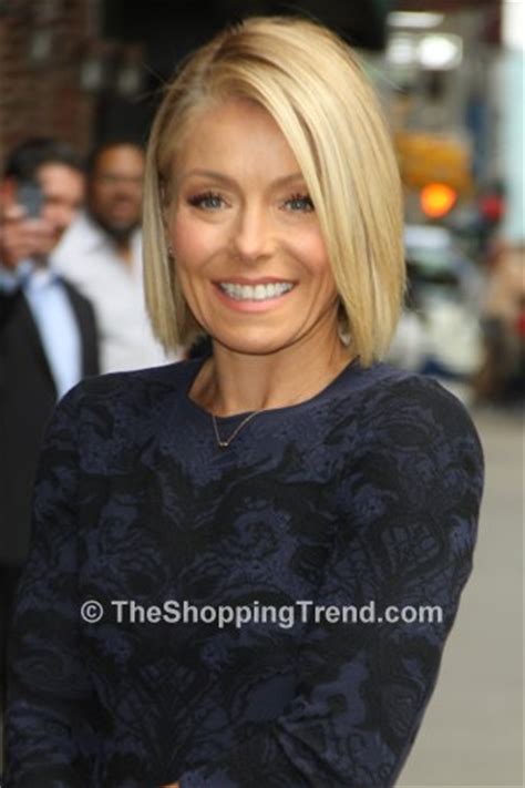 She looked like a different woman. Navy Trend: Kelly Ripa dress on David Letterman & new ...