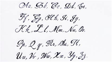 Cursiva Lettering Cursive Alphabet Hand Lettering Alphabet Kulturaupice