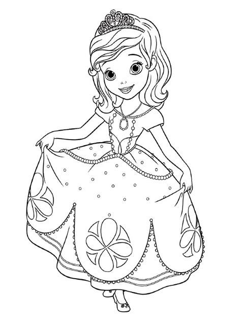 Dibujos De La Princesa Sof A Princesa Disney Para Colorear Dibujos De Colorear