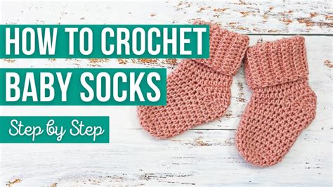 How To Crochet Baby Socks Step By Step Fast And Easy Youtube