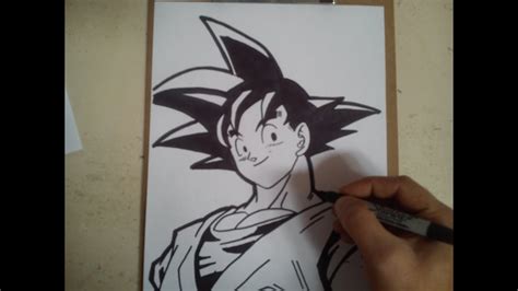 Como Dibujar A Goku Facil Y Rapido Para Ninos Como Dibujar A Goku Paso A Paso How To Draw Goku