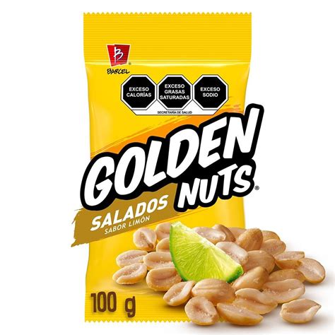 Cacahuates Barcel Golden Nuts salados 100 g Bodega Aurrera en línea