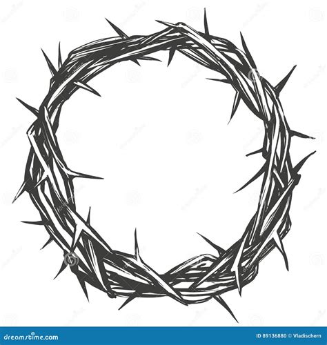 Crown Of Thorns Jesus Cross Svg