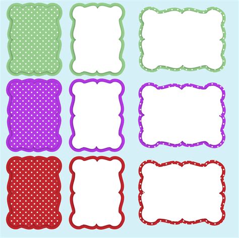 Colorful Frames Set Clipart Free Stock Photo Public Domain Pictures