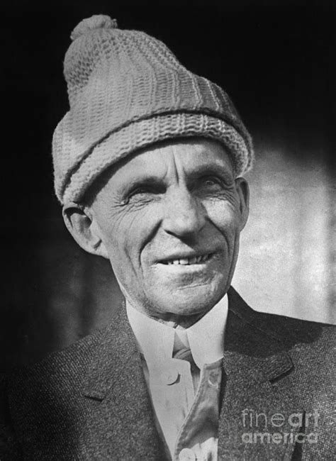 Portrait Of Henry Ford Smiling By Bettmann