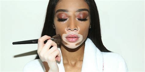 Model Winnie Harlow Shows Us Her Glam Makeup Routine