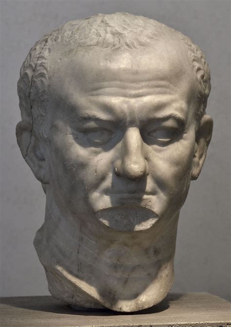 Portrait Of Vespasian Rome Roman National Museum Palazzo Massimo