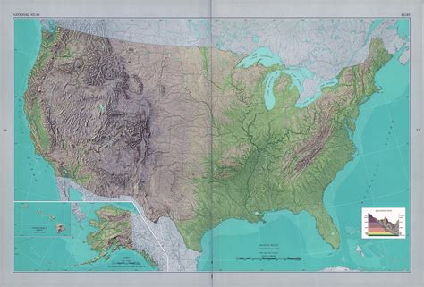 Large Detailed Shaded Relief Map Of The Usa Vidiani Maps Of All Sexiz Pix