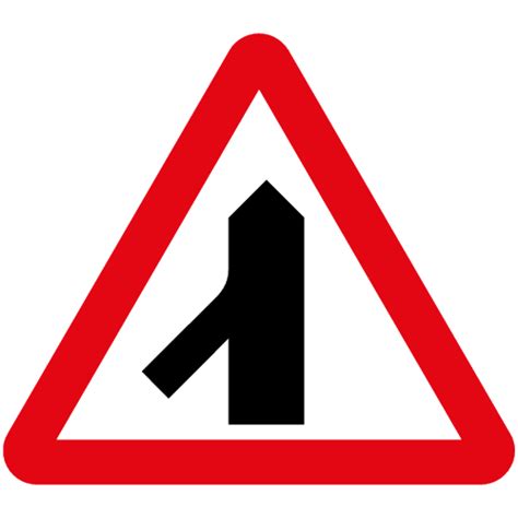 Traffic Merges From Left Ahead Sign Ref Diag 5081 Safety Sign