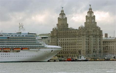 Worlds Largest Passenger Ship The Grand Princess In Liverpool