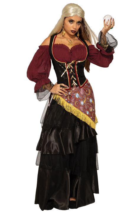 brand new dark fortune teller female gypsy adult costume 721773830174 ebay