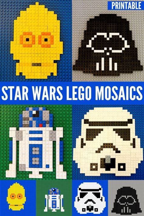 Star Wars Lego Mosaics Patterns For Kids Artofit