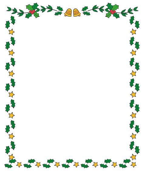 Printable Christmas Page Borders