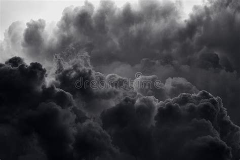 Dramatic Black Smoke From A Fire Stock Image Image Of Natural