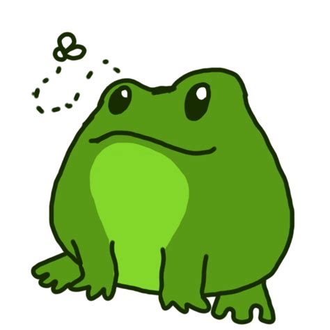 Cute Cheerful Green Frog Cartoon Character 13367152 Png