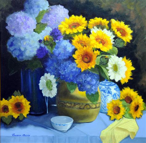 Complementary Colors Painting By Roseanne Marie Peters