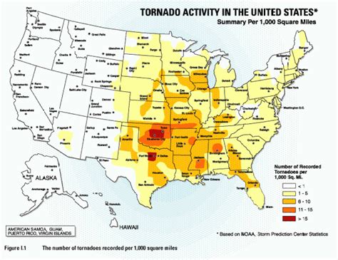 Map Of Tornado Alley States