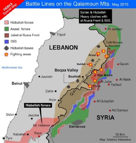 Hezbollah Claims Capturing More Territory From Isis In Qalamoun Ya Libnan