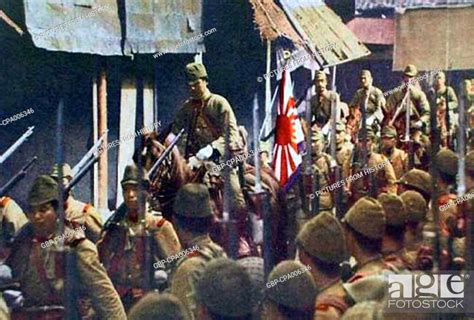 China Second Sino Japanese War 1937 1945 Japanese Troops Marching
