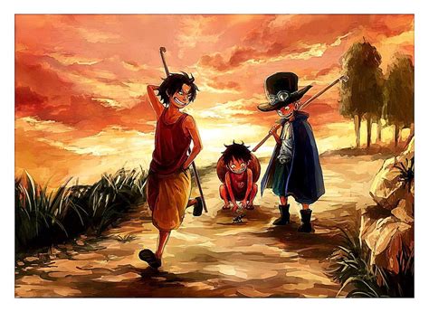 Ace Luffy And Sabo Hd Wallpaper Photo Wallpapers