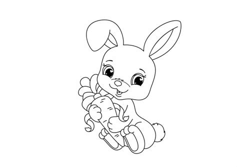 Top Imagen Dibujos De Conejos Para Colorear Thptnganamst Edu Vn