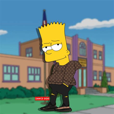 Supreme Bart Simpson Wallpapers Top Free Supreme Bart