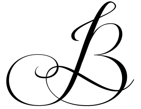 B Monogram2 1600×1236 Hand Lettering Alphabet Tattoo