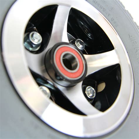 Invacare Gray Flat Free Wheel Assembly For Leo Wheel Scooters