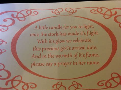 It begins with prayer as i kneel in my morning shower, first thanking god for all the blessings he has given to me, then i start listing those dear to me. Poem for candle party favor - made using print shop ...
