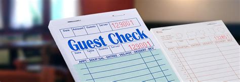 Different Types Of Guest Checks For Restaurants A Guide