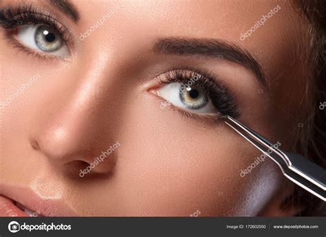 Beautiful Woman With Eyelash Extension Stock Photo By ©ayphoto 172602550
