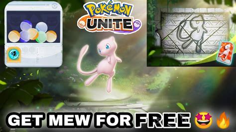 Mew Pokemon Is Free How To Get Mew Free In Pokemon Unite Mew Event