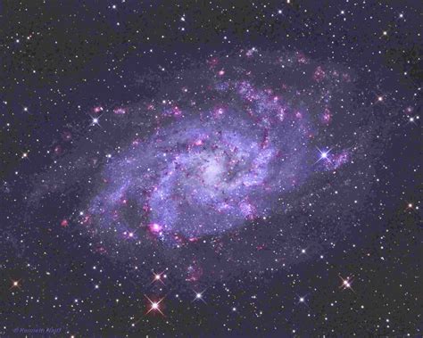 Triangulum Galaxy Limited Edition 8 X 10 Printed On Metal With