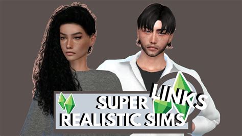 Super Realistic Skin Details Lips Eyes And More Sims 4 Links😄 Youtube