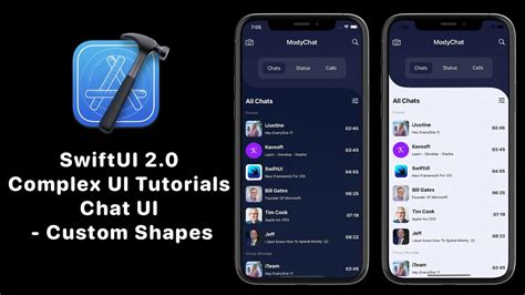 Swiftui 20 Complex Ui Tutorials Custom Shapes Messaging App Ui