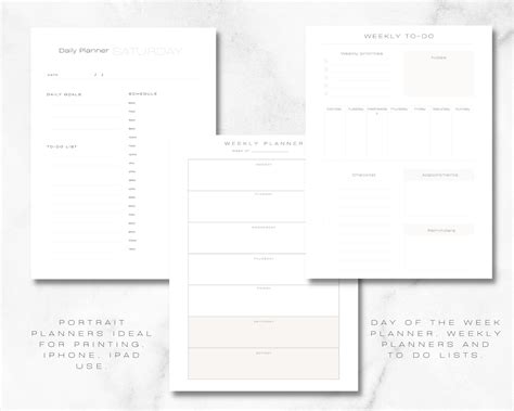 2022 2023 Printable Calendar And Planner Bundle 39 Pages Etsy Uk