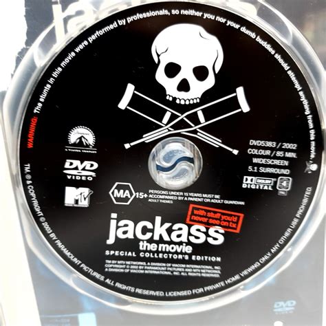 Jackass The Movie Dvd Special Collectors Edition Comedy Johnny
