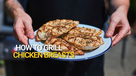 How To Grill Chicken Breast Youtube