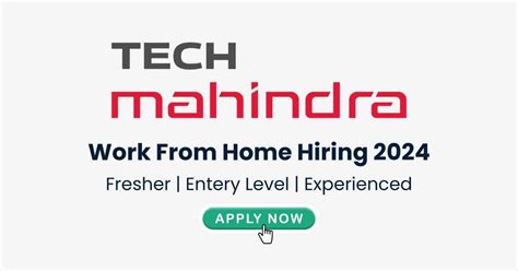 Tech Mahindra Latest Job Openings Freshers And Experienced Multiple
