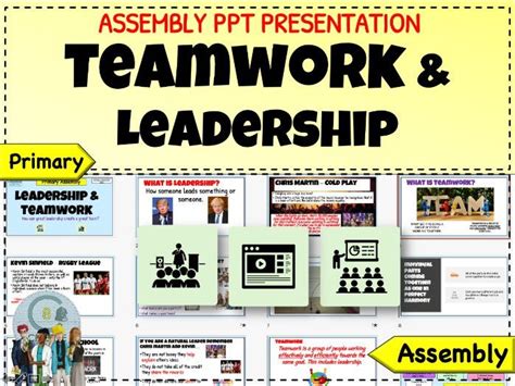 Leadership And Teamwork Assembly Teaching Resources