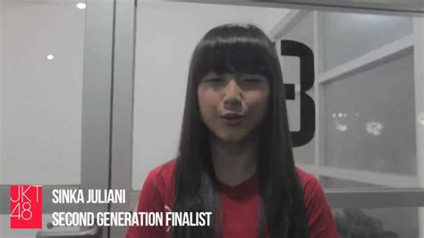 Jkt48 2nd Generation Audition Finalist Sinka Juliani Youtube
