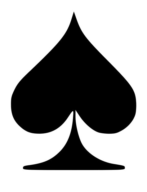 Ace Of Spades Card Drawing Free Download On Clipartmag