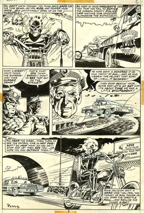 Albert Moy Original Comic Art Marvel Spotlight By Mike Ploog