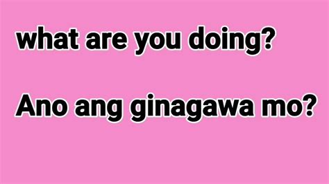 English tagalog or tagalog english translator free is the most powerful translation tool on your android. English Tagalog Translation 101 - YouTube