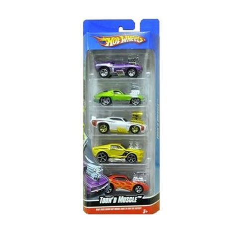 Hot Wheels 5 Pack Toond Muscle Buy Online At Qd Stores