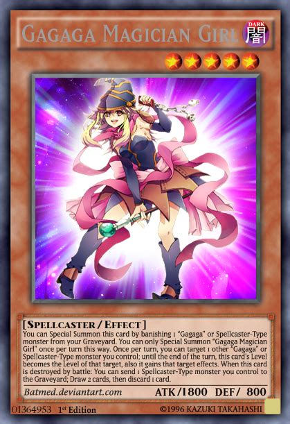 Gagaga Magician Girl By Batmed On Deviantart Yugioh Monsters Monster