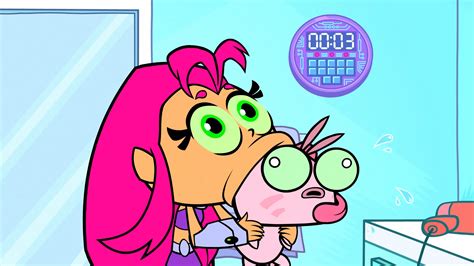 Image Starfire Cleaning Silkie Serious Businesspng Teen Titans Go