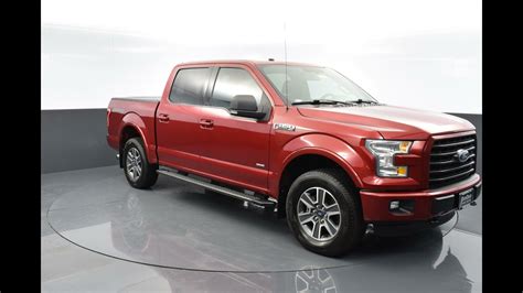 2016 Ruby Red Metallic Tinted Clearcoat Ford F 150 4x4 Xlt 4dr